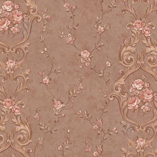 Обои Lanita виниловые на флизелиновой основе Отражение декор ТФШ 0345-8 розово-коричневый (1,06х10,05м.)