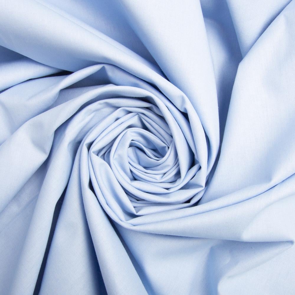 Тканина бязь ранфорс для постільної білизни V-31 2,4 м Блакитний (23876)