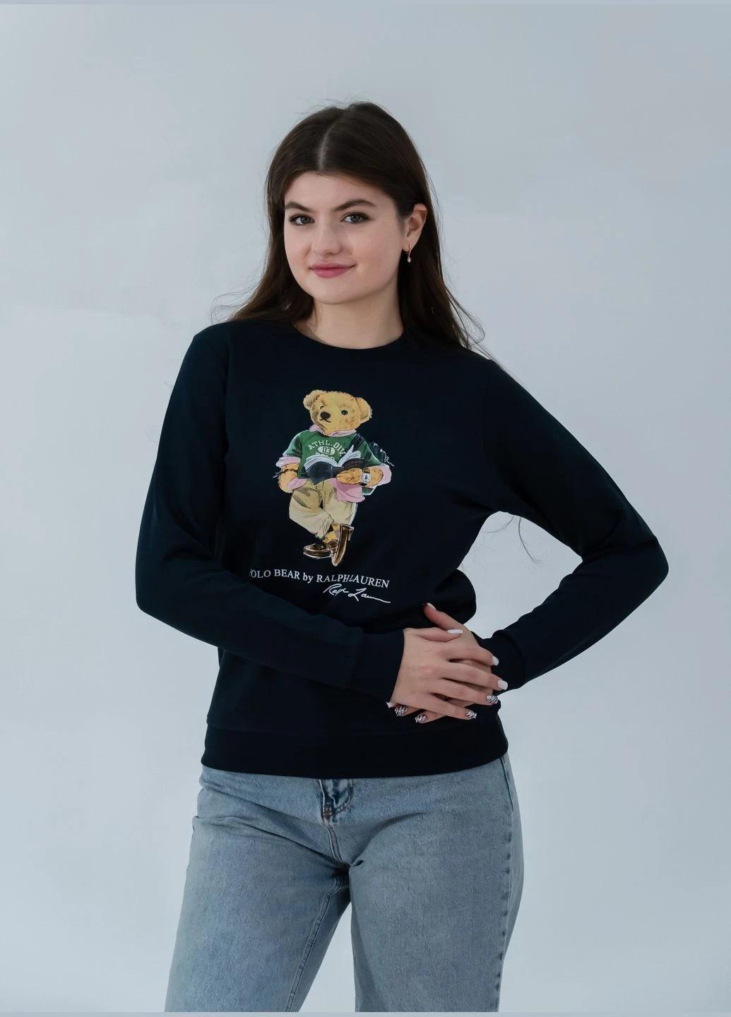 Світшот жіночий Ralph Lauren Polo Bear S-5066NV M (S-5066NV M)