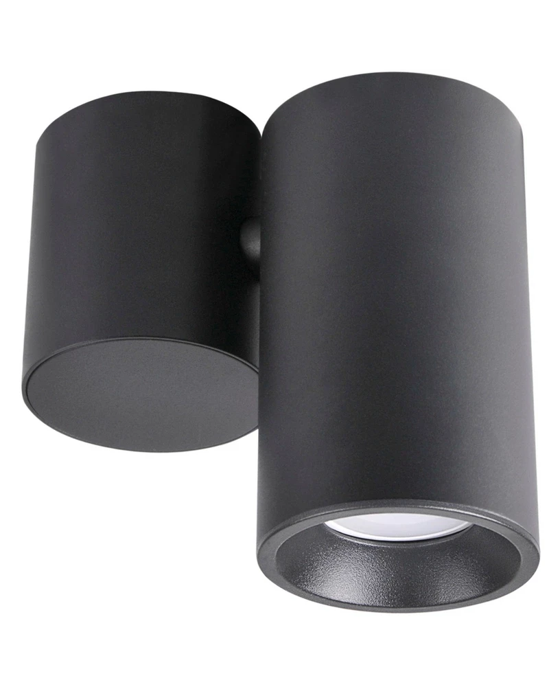 Точечный светильник Goldlux 315403 Hobro GU10 1x10W IP20 BK (014386)