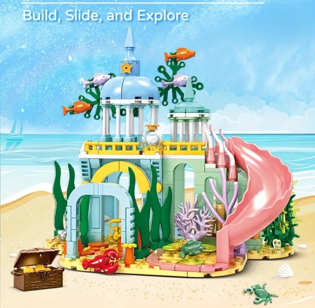 Конструктор WOMA для девочек дом русалочки с рыбками - фото 5