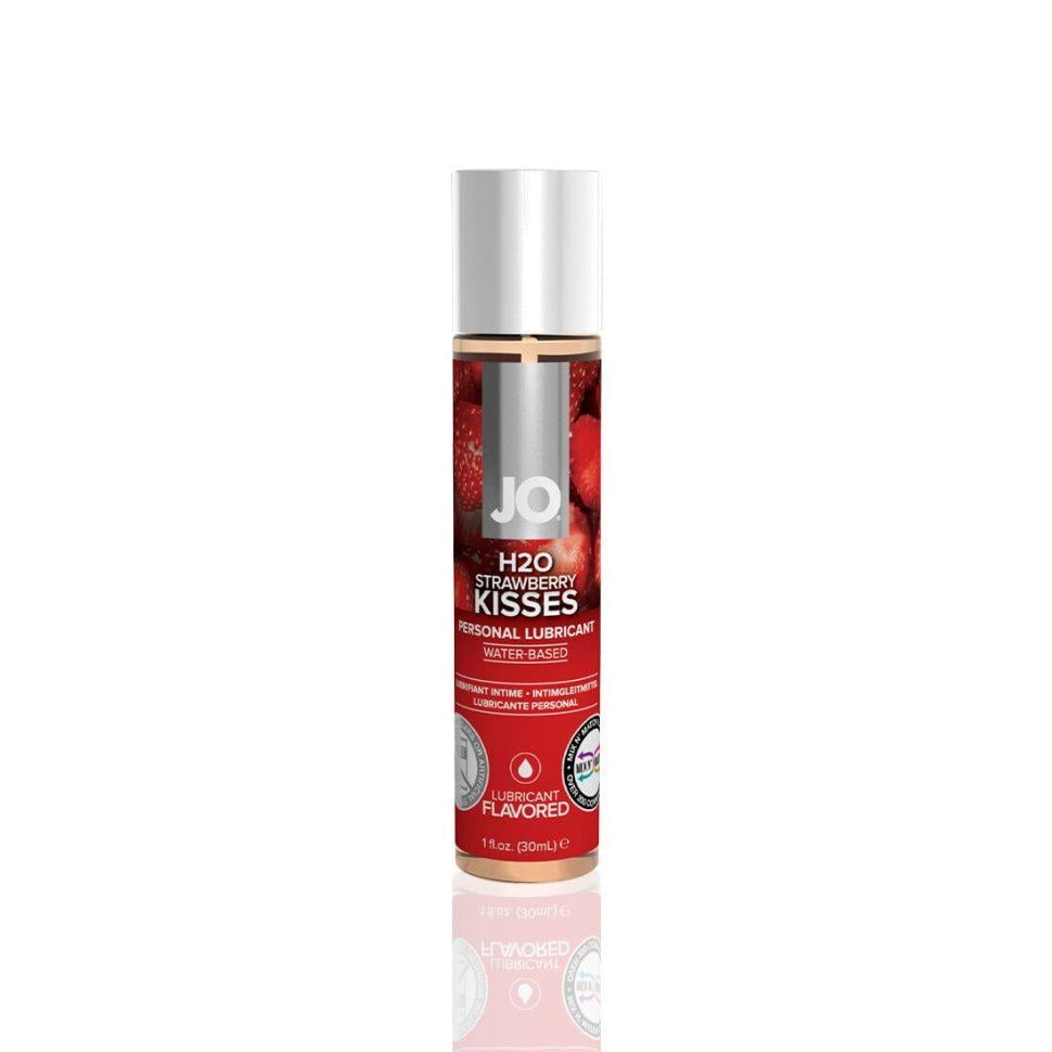 Смазка на водной основе JO H2O Strawberry Kiss без сахара растительный глицерин 30 мл (37990596)