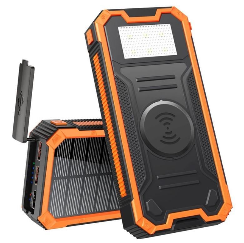 Повербанк автономный Solar 50000 мАч с подзарядкой от солнца и дополнительным LED-освещением (2104618804) - фото 8