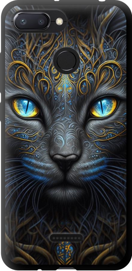 Чехол на Xiaomi Redmi 6 Кошка (5548b-1521-42517)