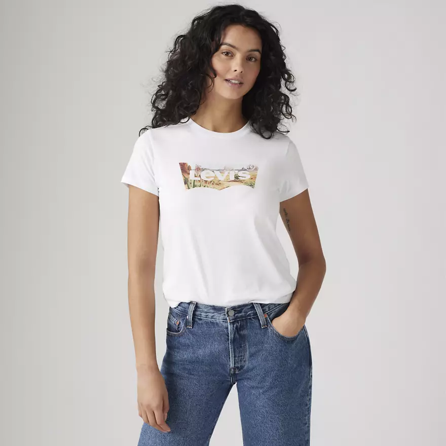 Футболка женская Levi's Perfect T-shirt L Белый (198402642765)