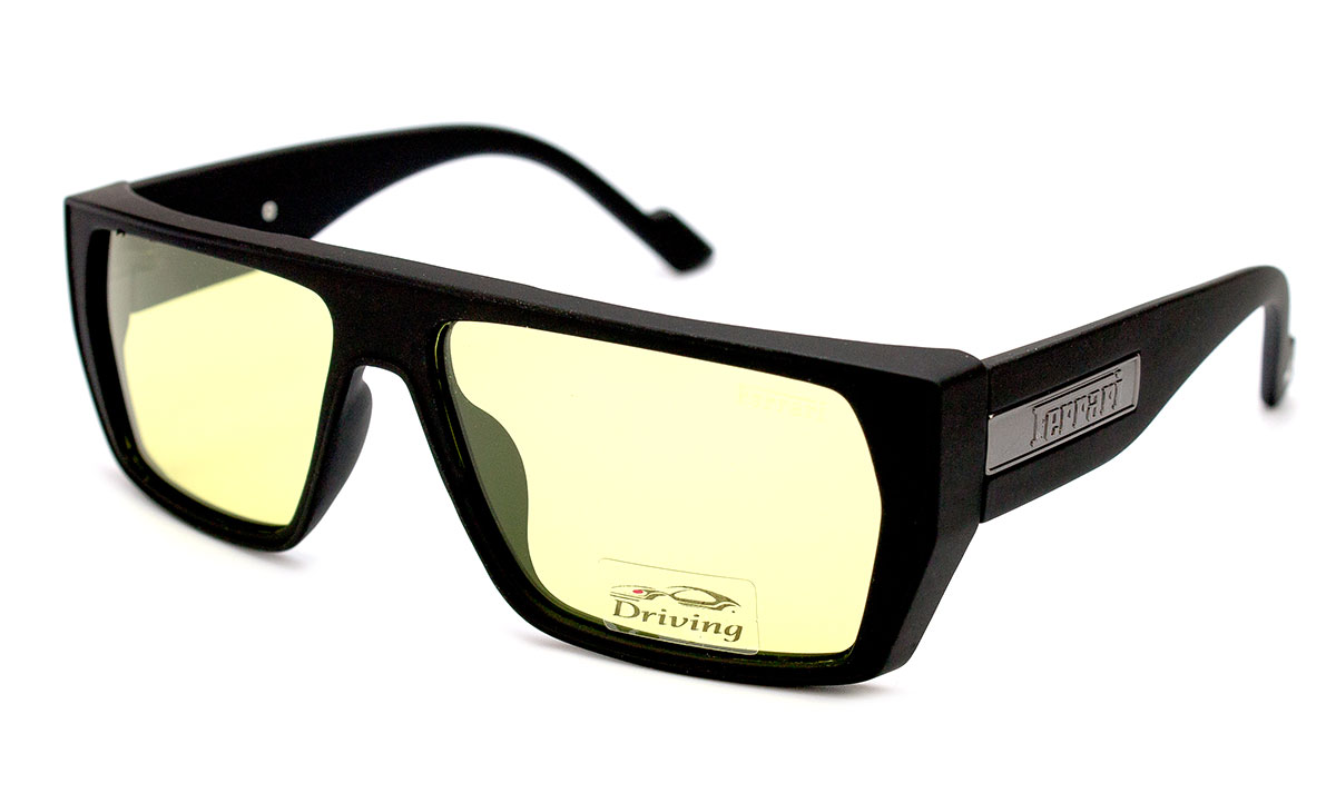 Окуляри чоловічі антифара 2105-5 з пластиковою оправою на широке обличчя Чорний (40468)