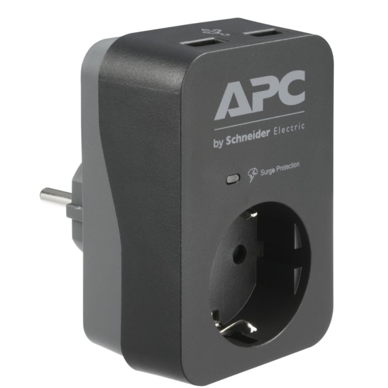 Фільтр мережевий APC PME1WU2B-RS 1 розетка 2хUSB Black (tf1062) Фільтр мережевий APC PME1WU2B-RS 1 розетка 2хUSB Black (tf1062)