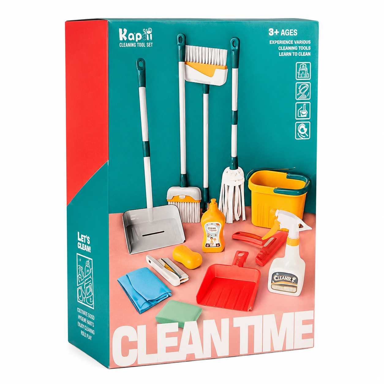 Детский набор для уборки Clean Time (1016-198-00) Детский набор для уборки Clean Time (1016-198-00)