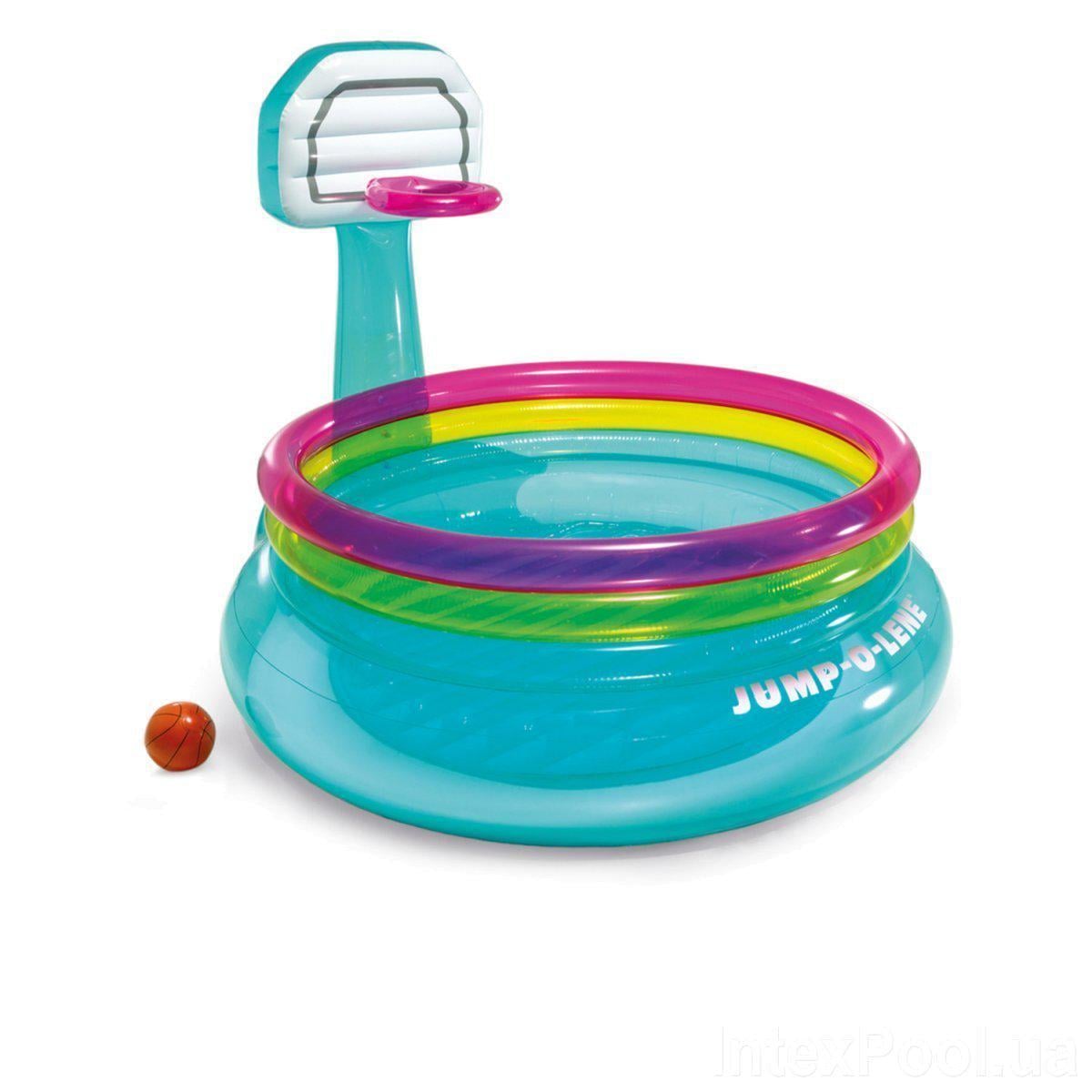 Детский надувной бассейн Intex 48265 Батут 196х180х152 см
