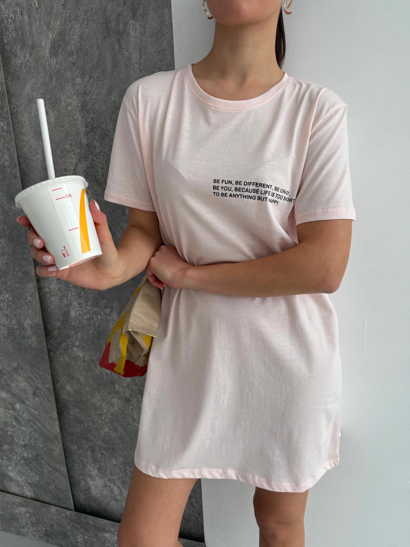 Туника-футболка Be Happy XL Нежно-розовый (ST1) - фото 5