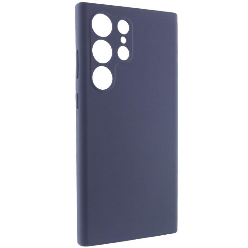 Протиударний чохол Silicone Cover Lakshmi Full Camera (AAA) для Samsung Galaxy S24 Ultra  Темно-синій / MIDNIGHT BLUE - фото 3