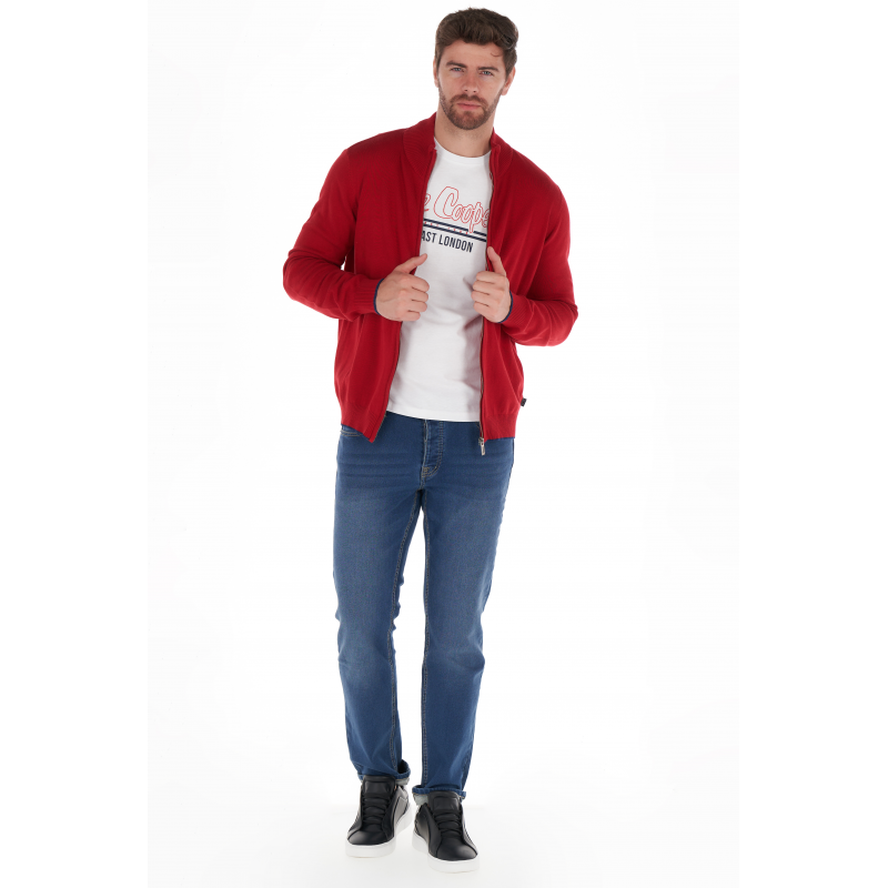 Кардиган мужской Lee cooper 10495530 S Красный - фото 2