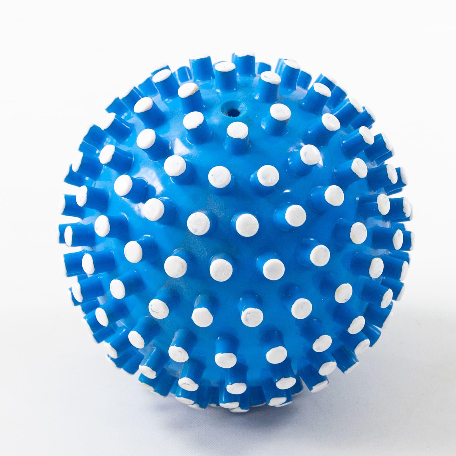 Мяч массажный надувной детский OSPORT 15 см Сине-белый (MS 4525) - фото 2 Мяч массажный надувной детский OSPORT 15 см Сине-белый (MS 4525) - фото 2