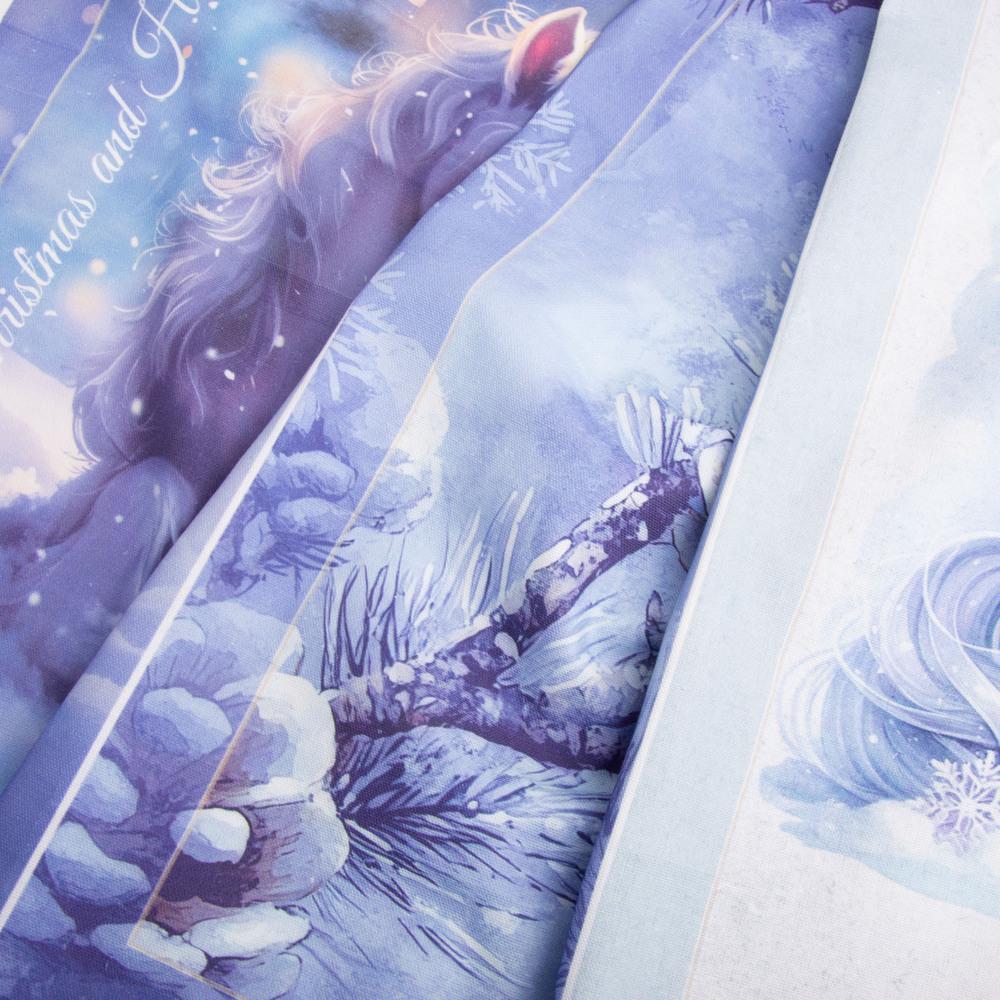 Тканина декоративна скатертна бавовна різдвяний принт 230 гр/м2 150 см (27031) - фото 3