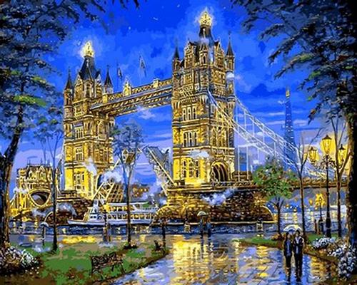 Картина по номерам Mariposa "Тауэрский мост" 40x50 см (MR-Q2171)
