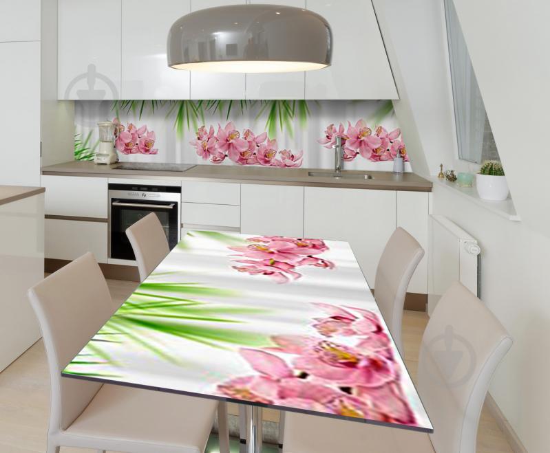 Наклейка 3Д виниловая на стол Zatarga «Томящиеся соцветия» 650х1200 мм (Z182208/1st)