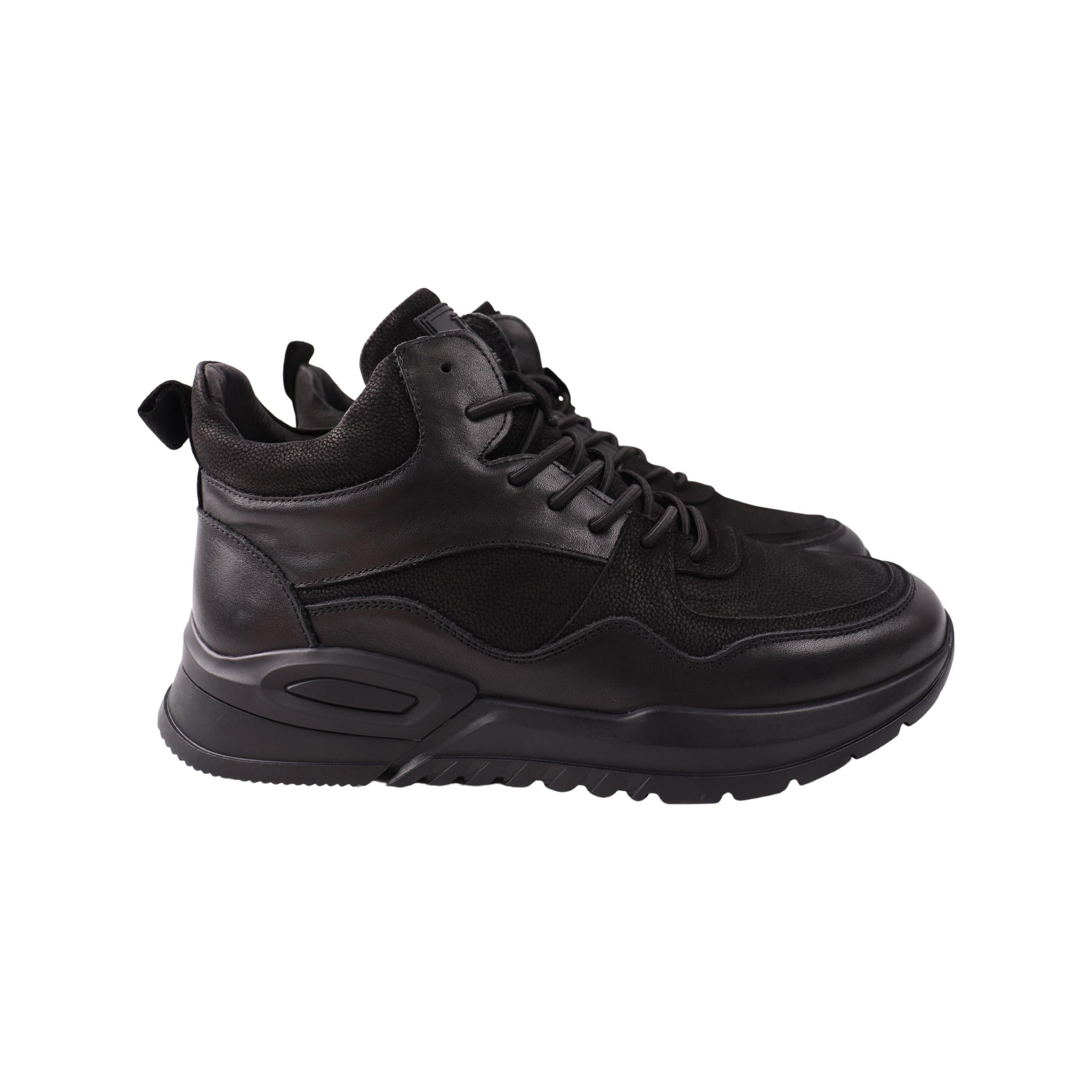 Ботинки мужские Berisstini 189-24ZHS р. 45 натуральный нубук Черный (29209219)