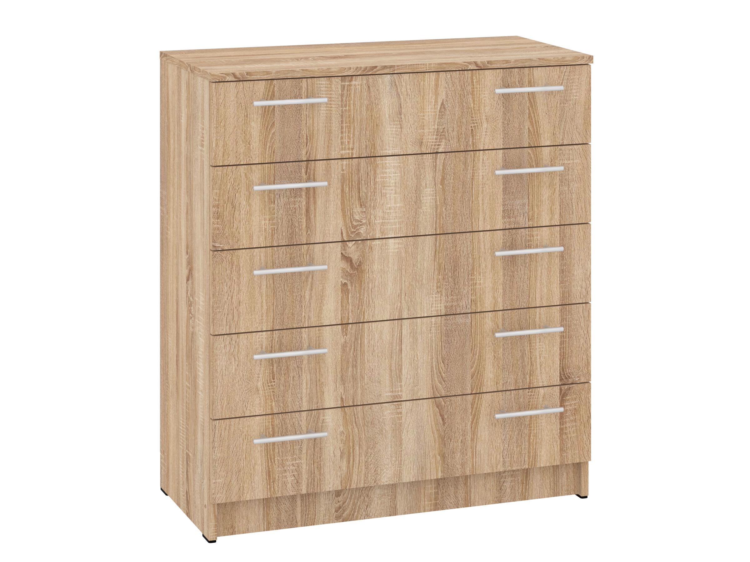 Комод с ящиками PEHOTIN К-5 ДСП 80х38х90 см Дуб сонома (PN-100644)