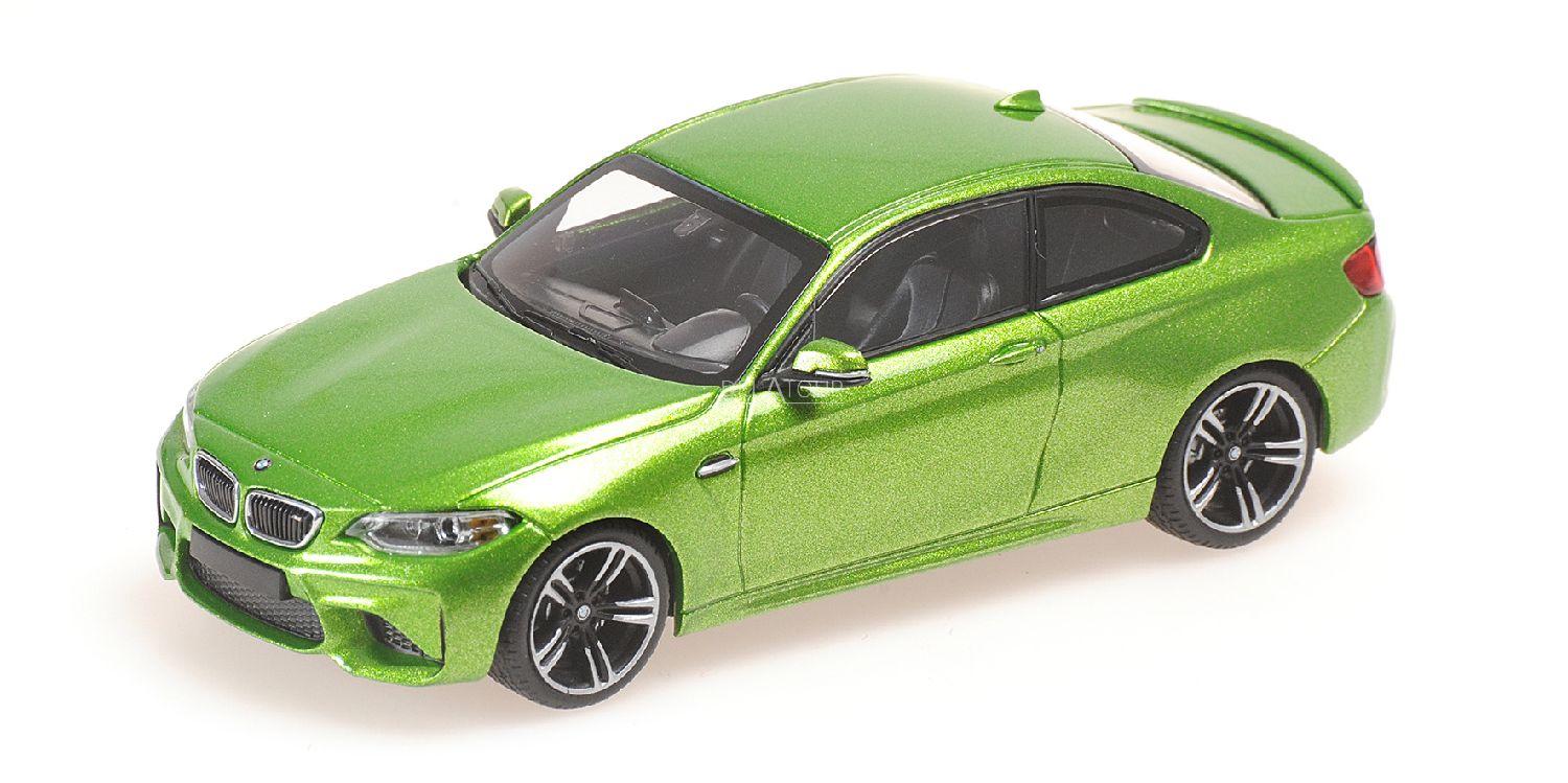 Модель автомобиля Minichamps 1:43 BMW M2 Coupe F87 Green (410026107)