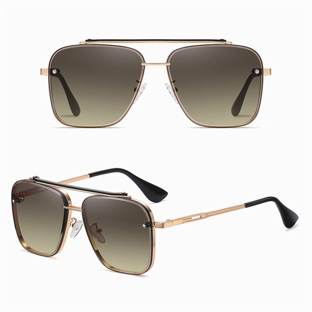 Очки квадратные авиаторы Бирюзово-коричневый (6634) - фото 4 Очки квадратные авиаторы Бирюзово-коричневый (6634) - фото 4