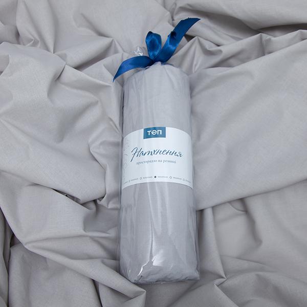 Простирадло з гумкою ТЕП Натхнення 200х200 см Світло-сірий (2-04019_27417) - фото 3 Простирадло з гумкою ТЕП Натхнення 200х200 см Світло-сірий (2-04019_27417) - фото 3