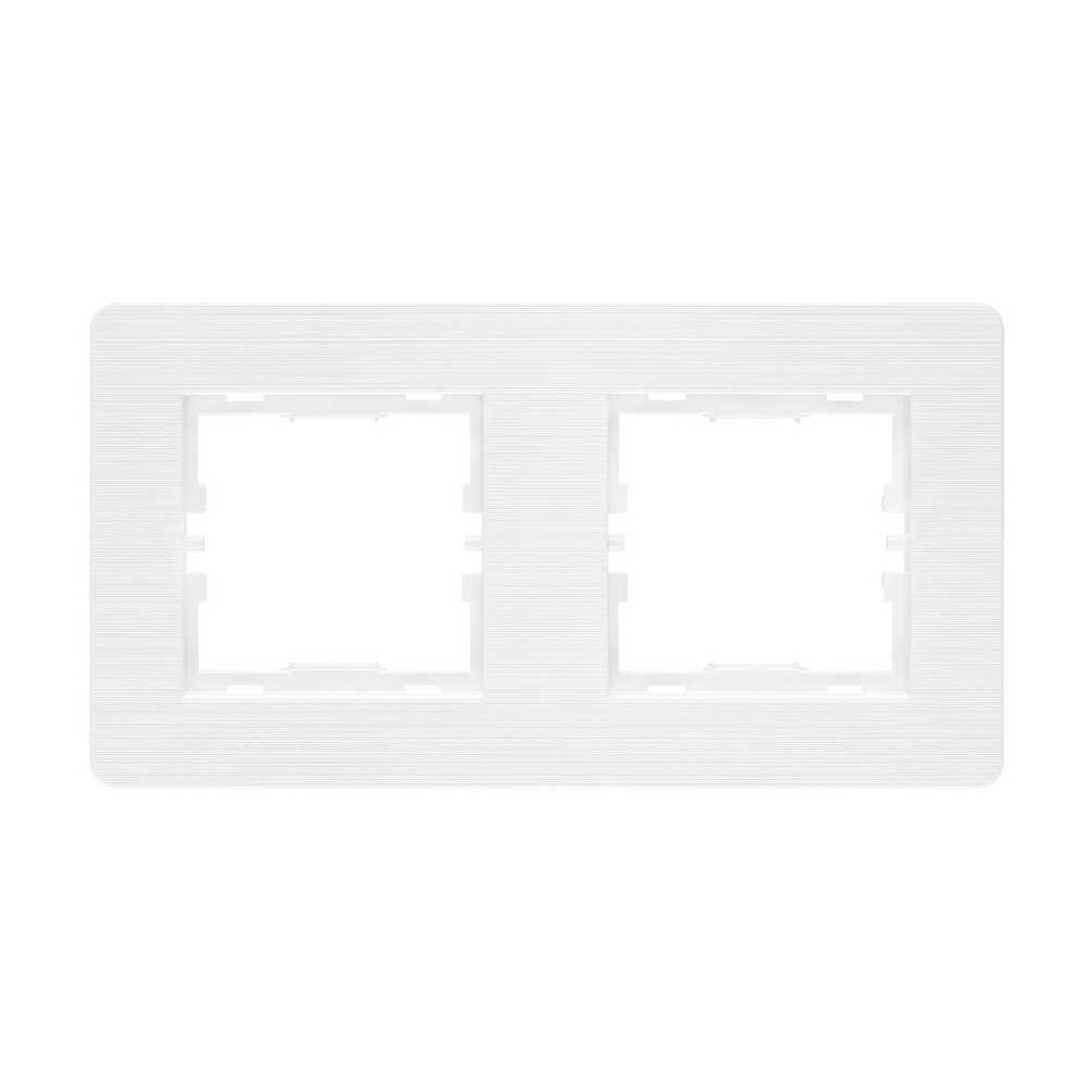 Рамка двомісна Nilson Selene з візерунком Білий (23112592)