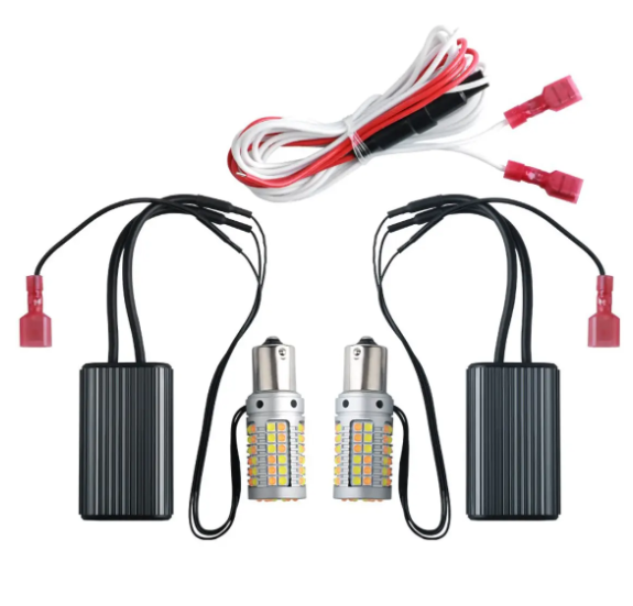 Дневные ходовые огни 69LED 2в1 с функцией поворота CAN BUS 4140LM/1156 BA15S P21W (2667093305) - фото 5 Дневные ходовые огни 69LED 2в1 с функцией поворота CAN BUS 4140LM/1156 BA15S P21W (2667093305) - фото 5