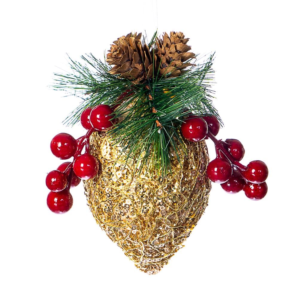 Игрушка на елку Elisey Золотой кристалл (NH-106-K-79)