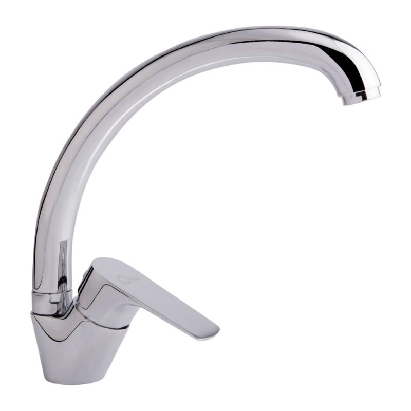 Смеситель для кухни Q-tap Uno CRM 008F QTUNOCRM008 Хром (78013)