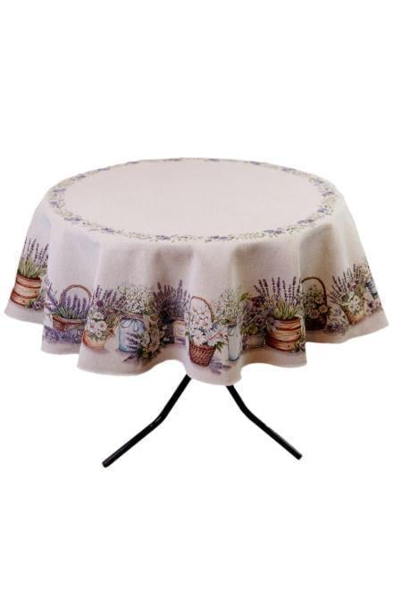 Скатерть гобеленовая Прованс Provence d 136 см (39122)