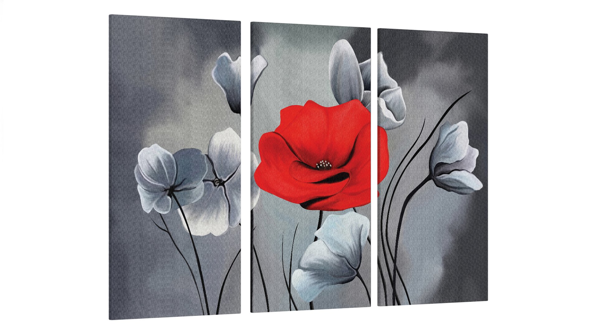 Картина модульная Цветы Абстракция (Art-161_XXL)