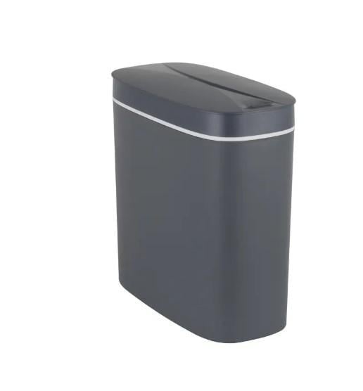 Ведро для мусора MIXXUS Flat-TC0109 сенсорное овальное 9 л Graphite (MI7075)