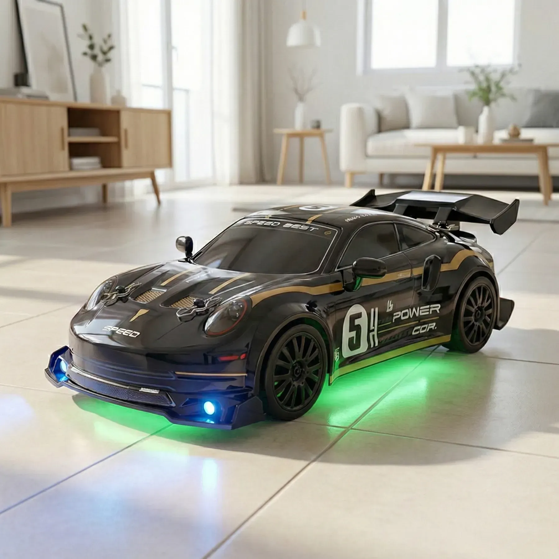 Машинка на радиоуправлении Дрифт Porsche 911 1:24 4WD