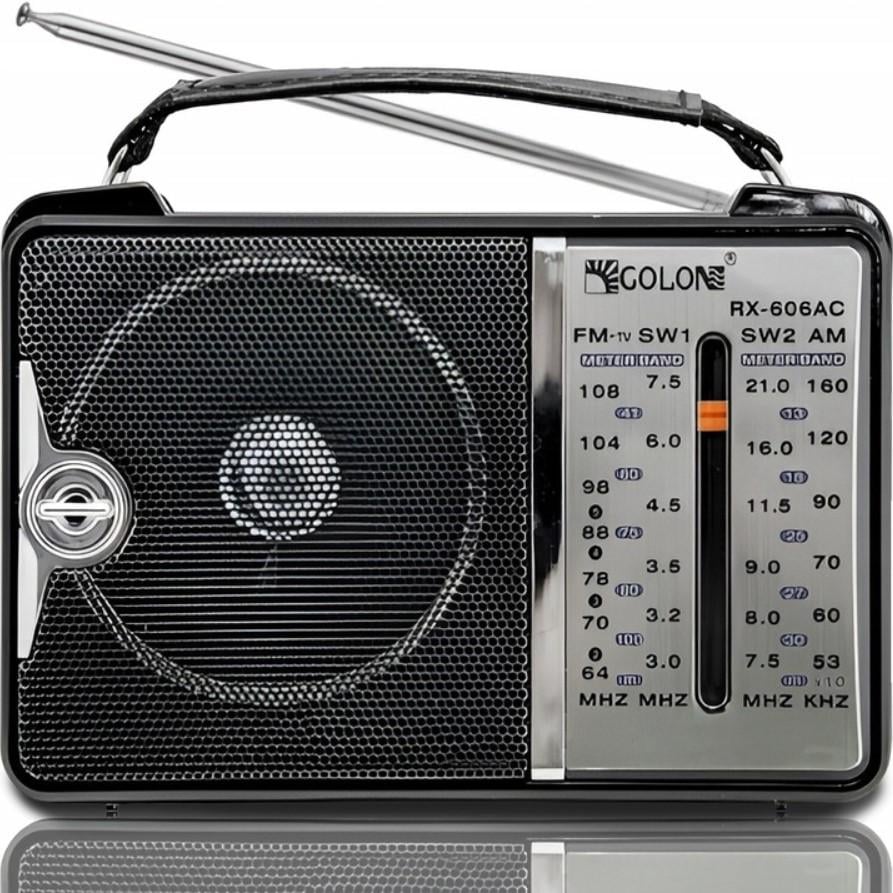 Радиоприемник переносной Golon RX-606 от сети 220 В/батареек (24386377) - фото 3