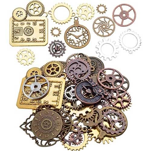 Набір підвісок шармів металевих Годинники мікс 40 шт. Multicolored (534949)