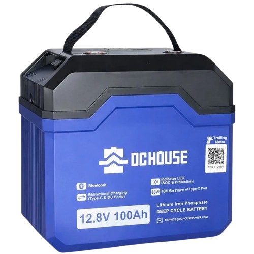Аккумуляторная батарея DСHOUSE LiFePO4 12,8V 100 Ah LiFePo4 заряд 100А Bluetooth Черный (ECO-LFP1210004) Аккумуляторная батарея DСHOUSE LiFePO4 12,8V 100 Ah LiFePo4 заряд 100А Bluetooth Черный (ECO-LFP1210004)