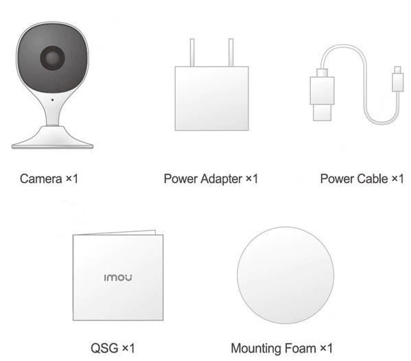 Камера видеонаблюдения IP Dahua Imou Cue 2C Wifi C-C22CP 2 Mp IP с функцией видеоняня Белый - фото 6