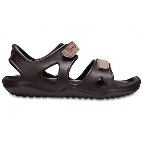 Босоножки Crocs Swiftwater River Sandal р. C10/EUR 27-28 Espresso/Khaki (7159147) - фото 3