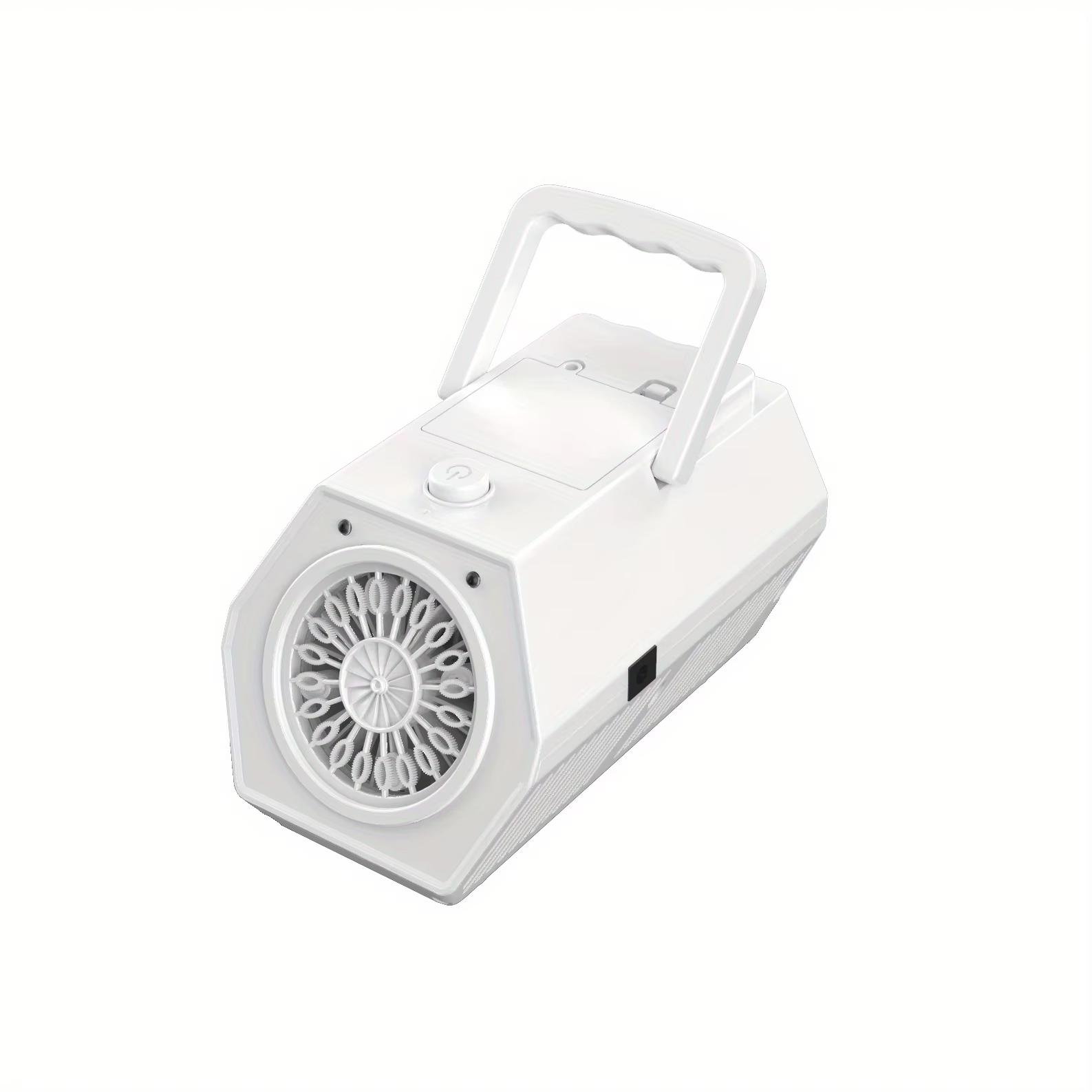 Машина-генератор для мыльных пузырей Bubble Machine USB либо 4 АА 40 отверстий Белый (NO575USBO)