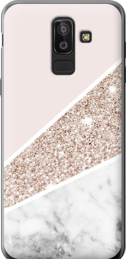 Чехол на Samsung Galaxy J8 2018 Пастельный мрамор (4342u-1511-42517)
