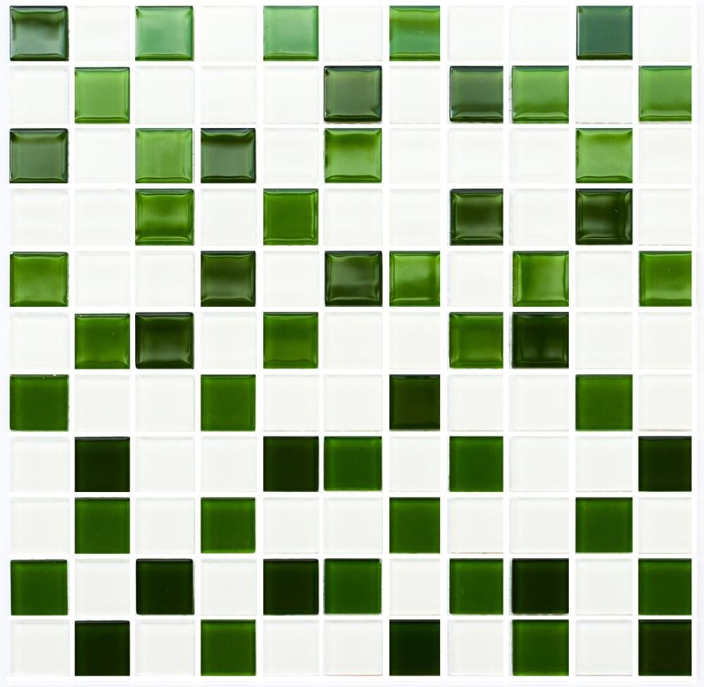 Керамическая мозаика Kotto Ceramica GM 4030 C3 300x300x4 мм/25x25 мм Green d/Green m/White