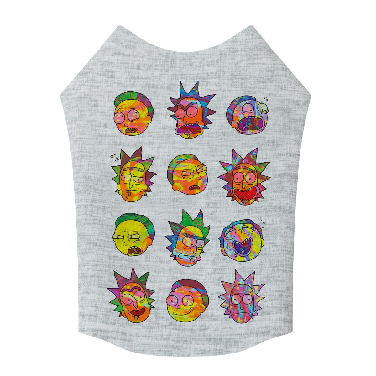 Майка для собак Waudog Clothes Рик и Морти 1 XS30 Серый (293-0280)