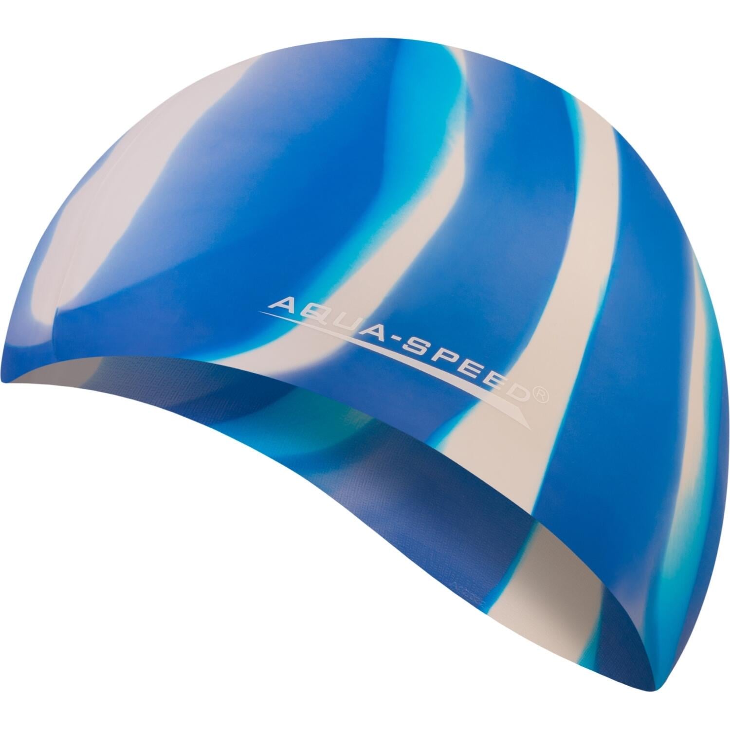 Шапочка для плавания Aqua Speed BUNT Сине-белый (113-55)