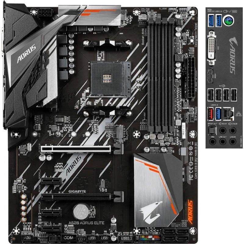 Материнская плата Gigabyte A520 Aorus Elite AM4/ATX/4хDDR4 DIMM (11401405) - фото 3