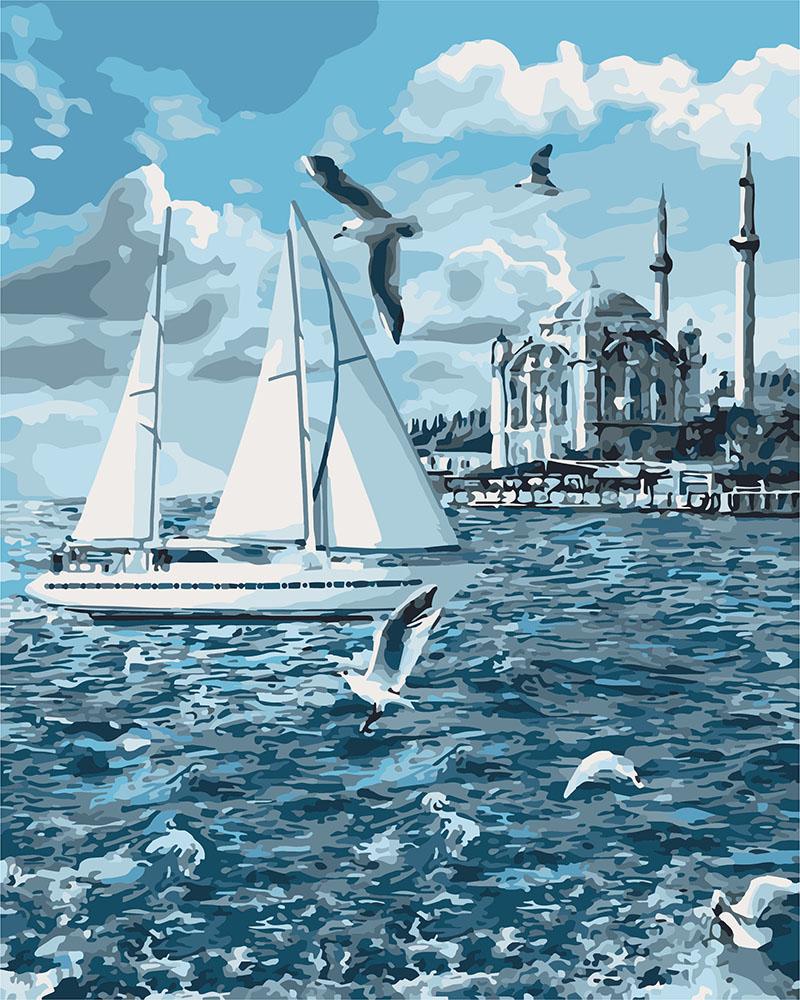 Картина по номерам Идейка Прогулка по Босфору 40х50 см (KH2743)