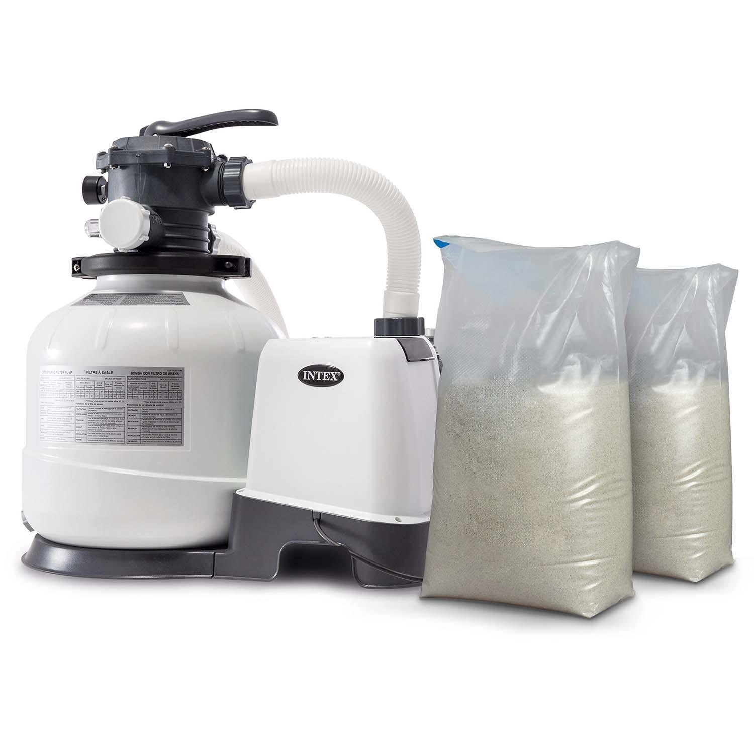 Насос с песчаным фильтром Intex 26648 10500 л/ч и 50 кг песка (414406)