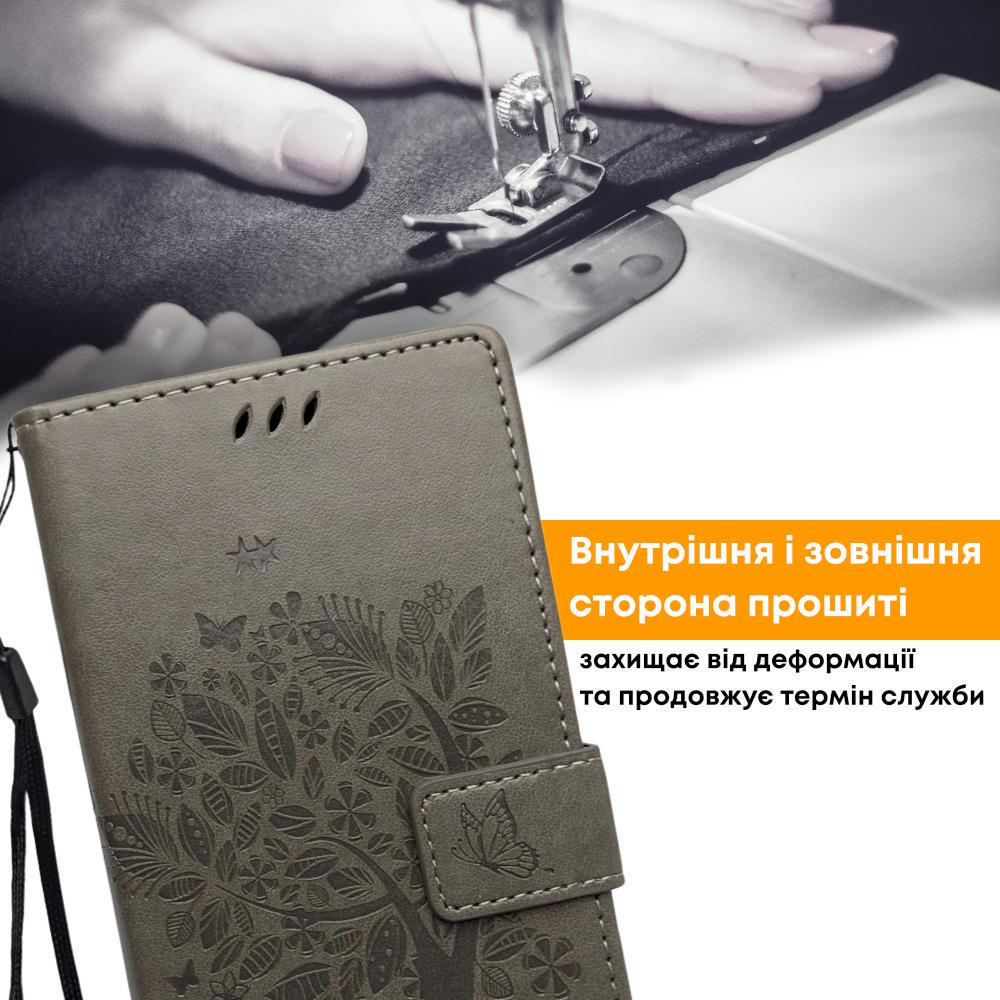 Чехол для Xiaomi Poco M3 (чехол кот и дерево) Rose Gold (20202-27) - фото 3