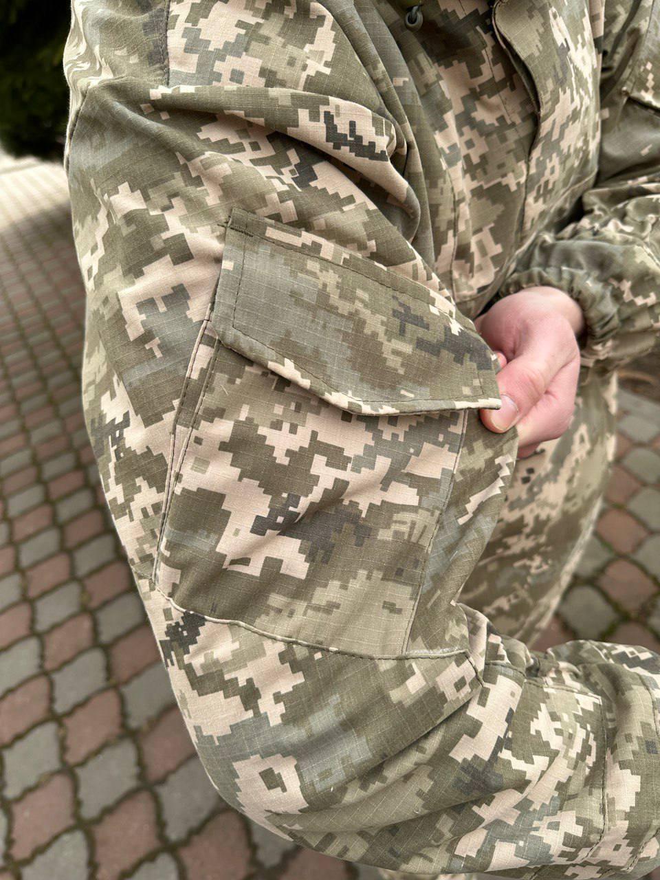 Костюм горка мужской 0211 рип стоп демисезон с анораком р. 48 Пиксель (0211-48) - фото 6