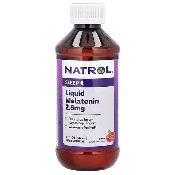 Мелатонин для сна Natrol Liquid Melatonin 2,5 мг 237 мл 23 порции Berry (000027048)