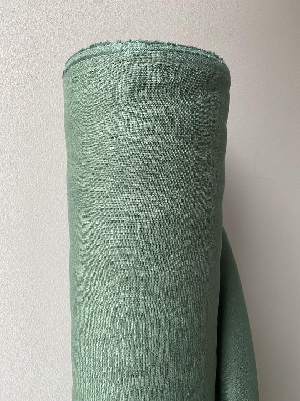 Ткань LINEN PLUS 100% лен 150 см 176 Зеленый - фото 9 Ткань LINEN PLUS 100% лен 150 см 176 Зеленый - фото 9